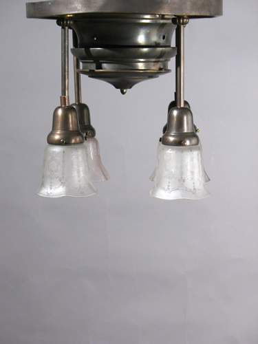 4-Light Flush Chandelier